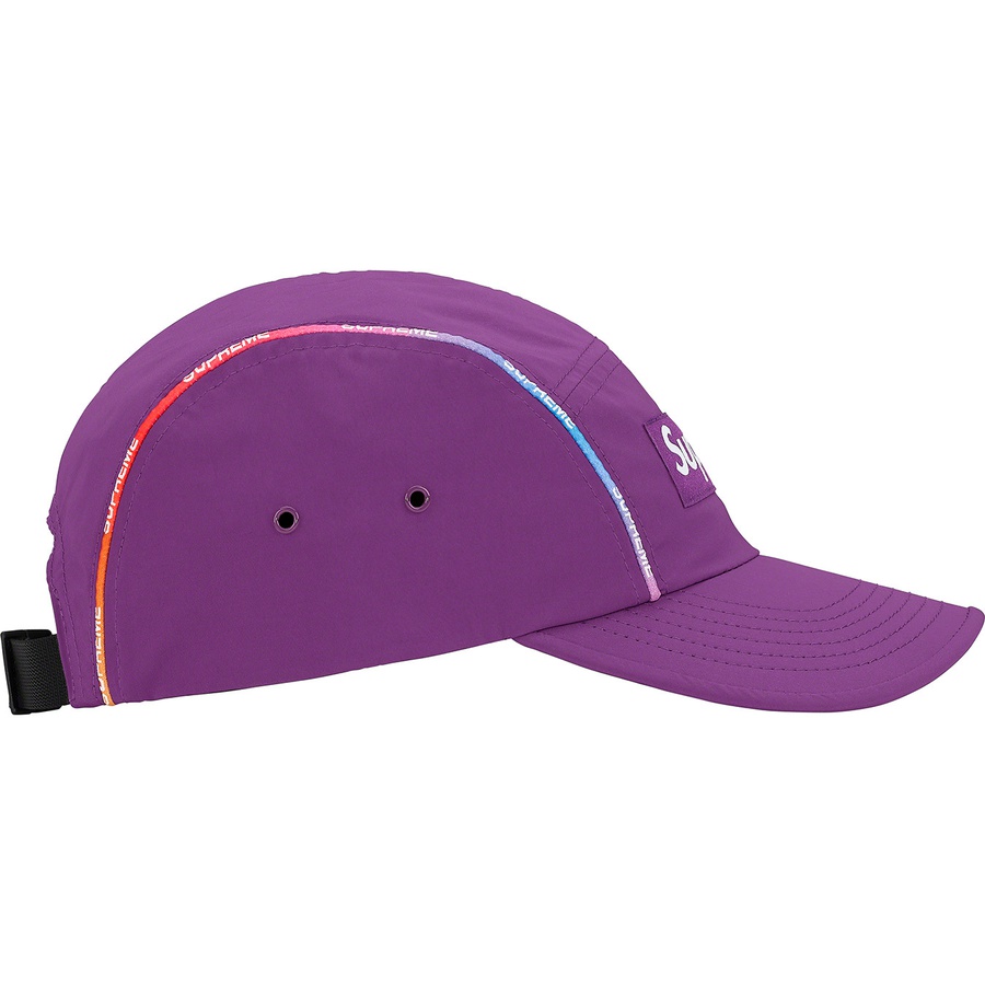 Details on Gradient Piping Camp Cap Purple from spring summer
                                                    2021 (Price is $48)