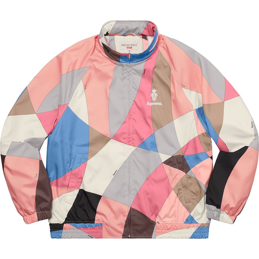 Details on Supreme Emilio Pucci Sport Jacket Dusty Pink from spring summer
                                                    2021 (Price is $278)