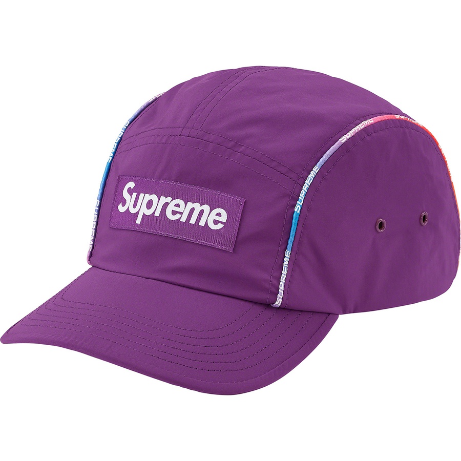 Details on Gradient Piping Camp Cap Purple from spring summer
                                                    2021 (Price is $48)