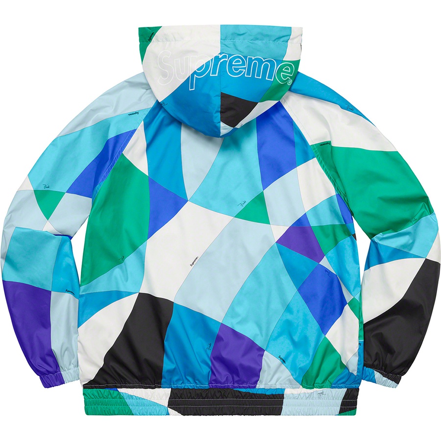 Details on Supreme Emilio Pucci Sport Jacket Blue from spring summer
                                                    2021 (Price is $278)