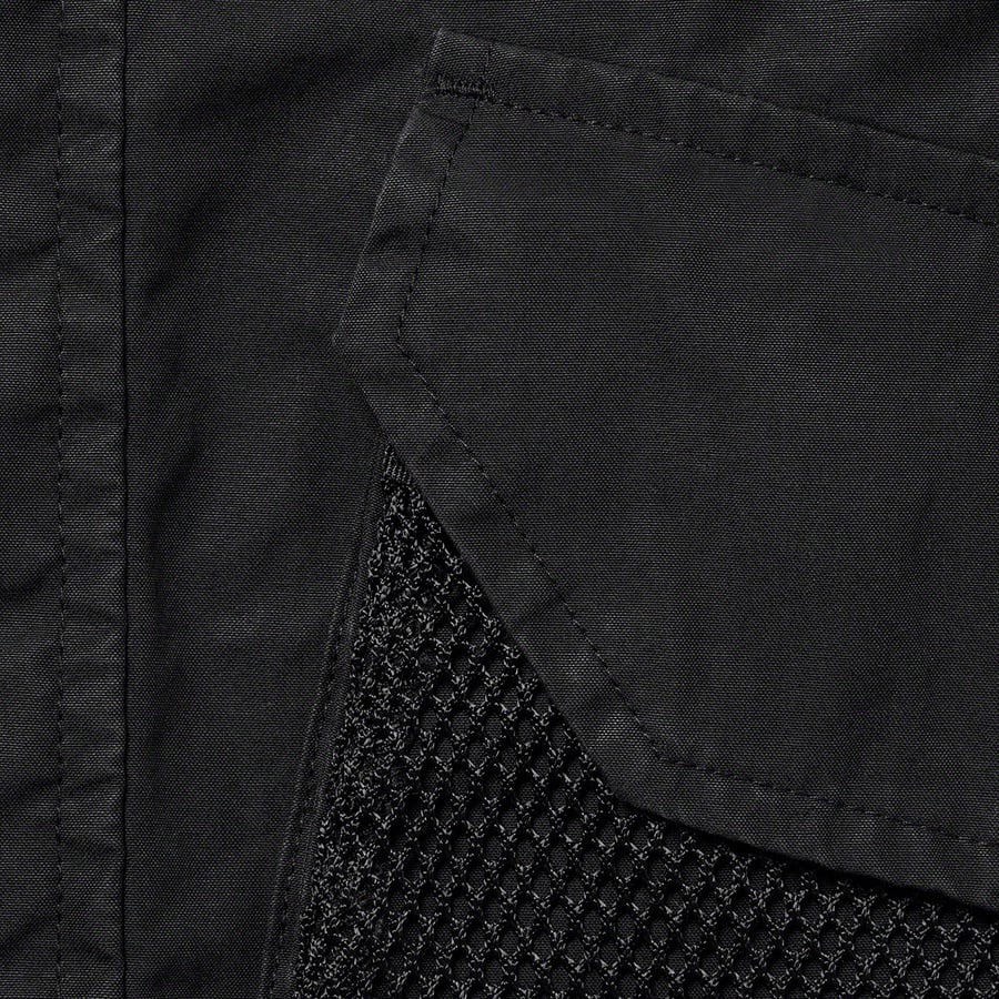 Supreme Mesh Pocket Cargo Jacket (SS21) - Black - $238