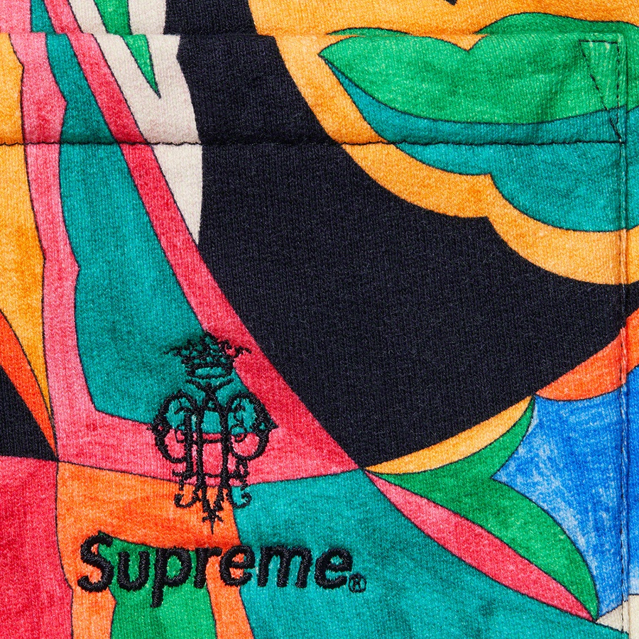 Details on Supreme Emilio Pucci Sweatpant Multicolor from spring summer
                                                    2021 (Price is $178)