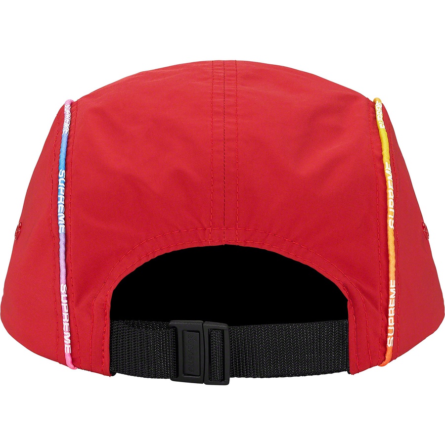 Details on Gradient Piping Camp Cap Red from spring summer
                                                    2021 (Price is $48)