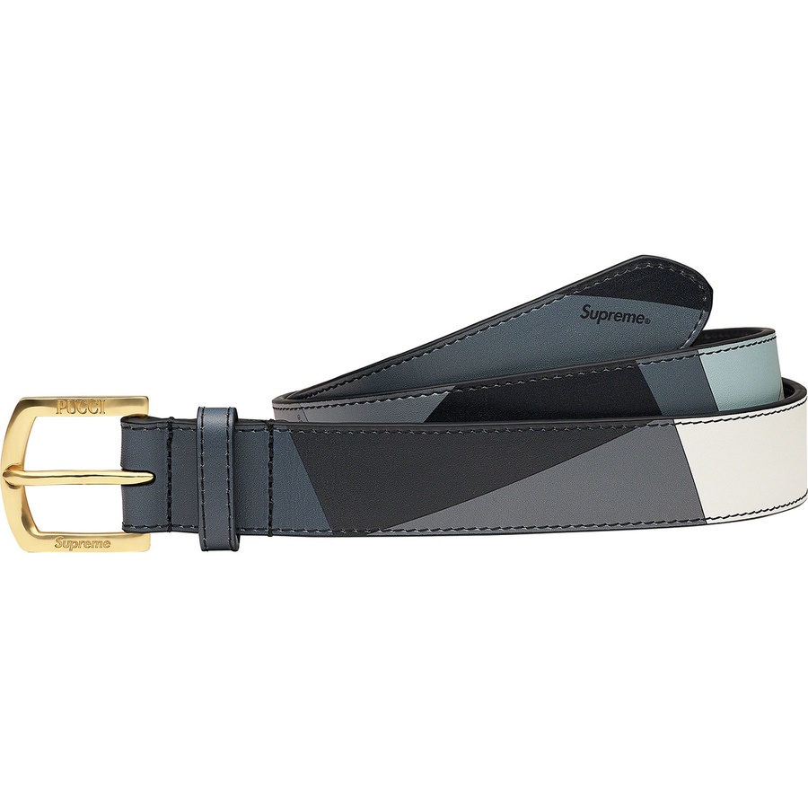 Details on Supreme Emilio Pucci Belt Black from spring summer 2021 (Price is $168)