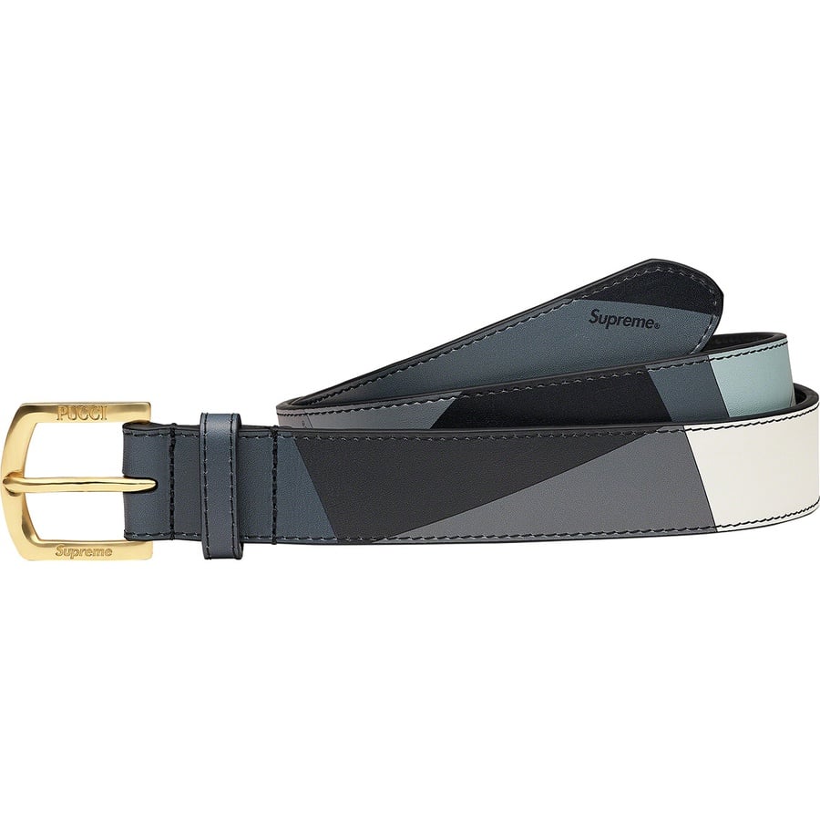 Details on Supreme Emilio Pucci Belt Black from spring summer
                                                    2021 (Price is $168)