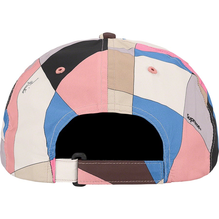 Details on Supreme Emilio Pucci 6-Panel Dusty Pink from spring summer 2021 (Price is $68)