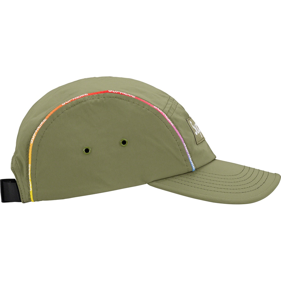 Details on Gradient Piping Camp Cap Olive from spring summer
                                                    2021 (Price is $48)