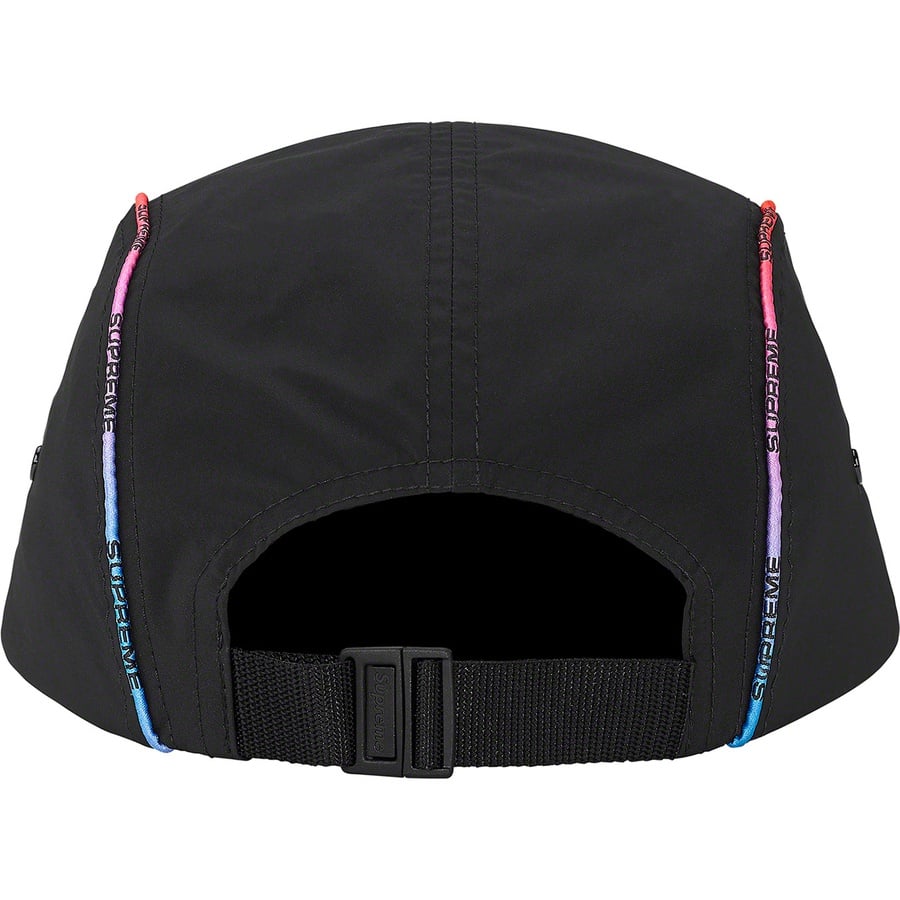 Details on Gradient Piping Camp Cap Black from spring summer
                                                    2021 (Price is $48)