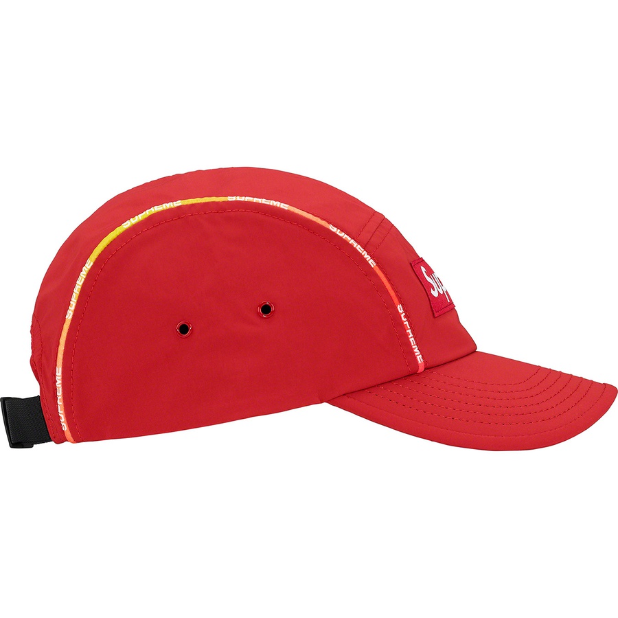 Details on Gradient Piping Camp Cap Red from spring summer 2021 (Price is $48)