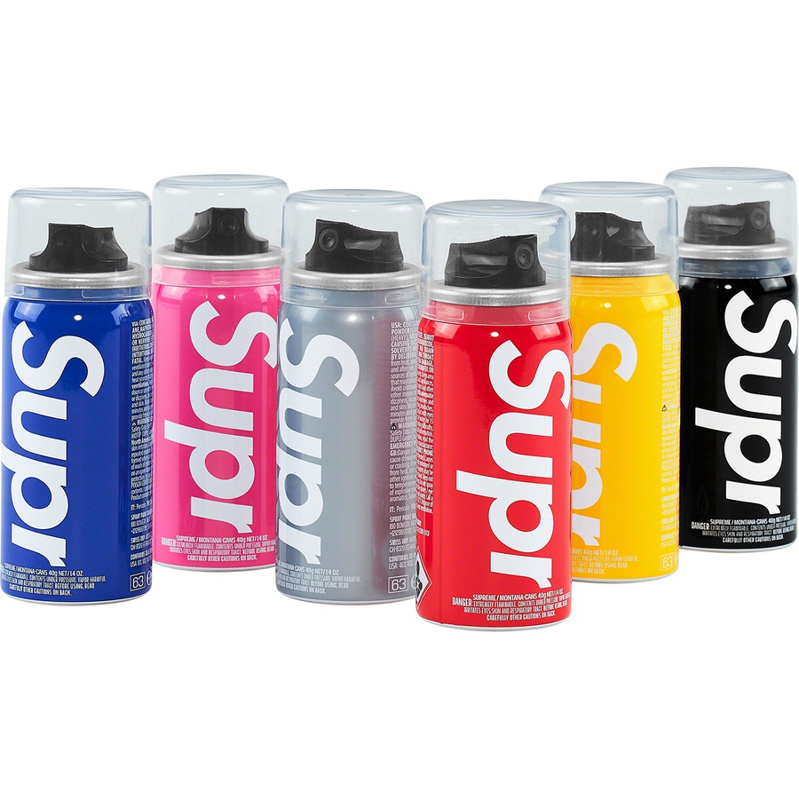 Details on Supreme Montana Cans Mini Can Set Multicolor from spring summer
                                                    2021 (Price is $44)