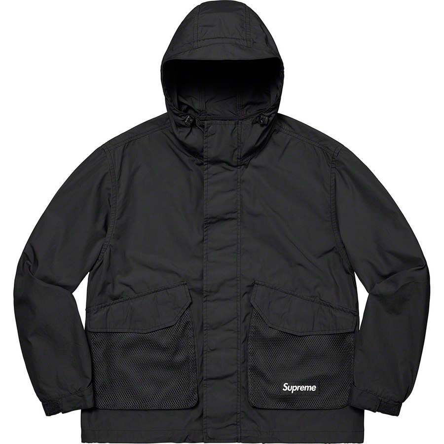 Supreme Mesh Pocket Cargo Jacket (SS21) - Black - $238