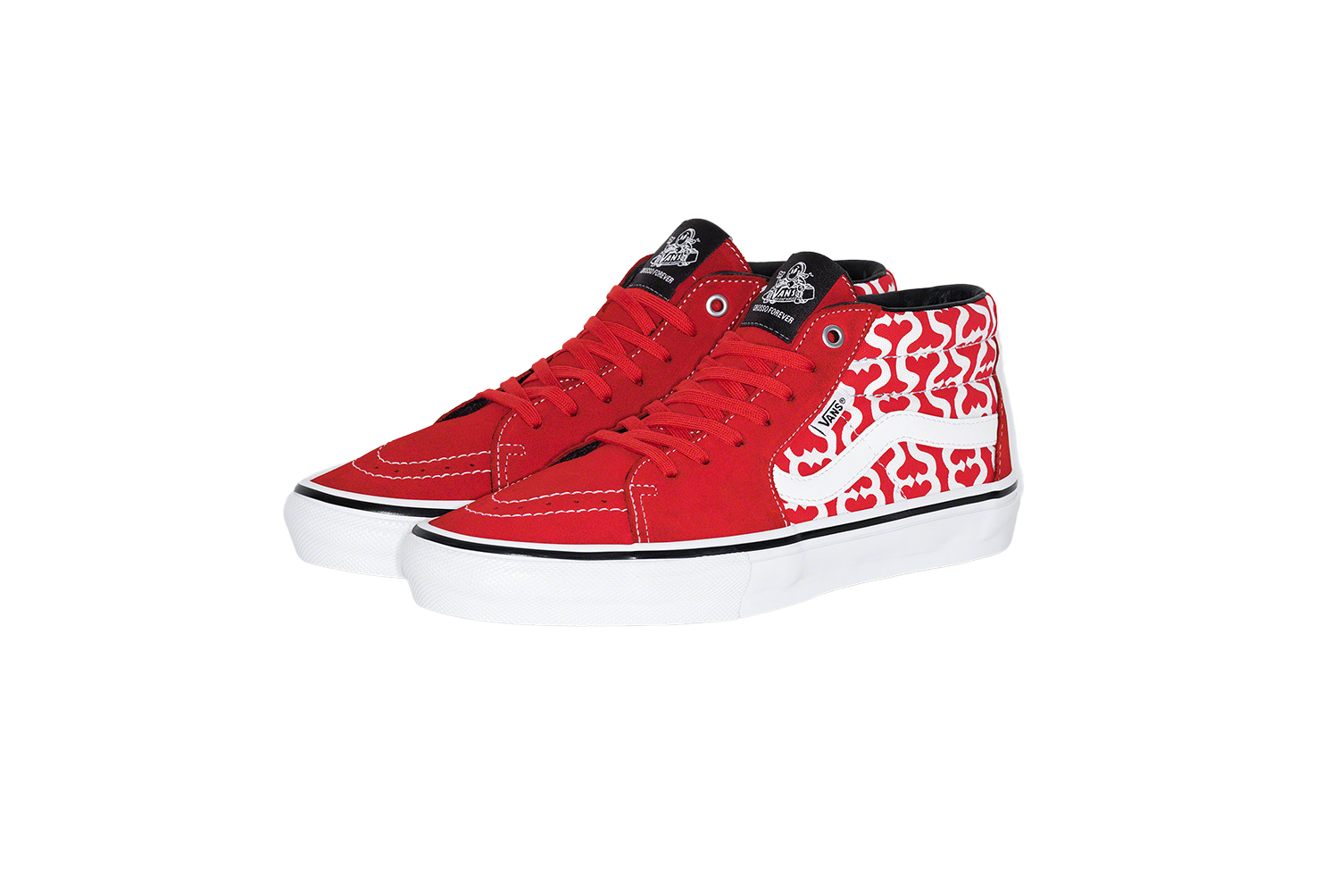 Vans Skate Grosso Mid Supreme Monogram S Logo Shoes