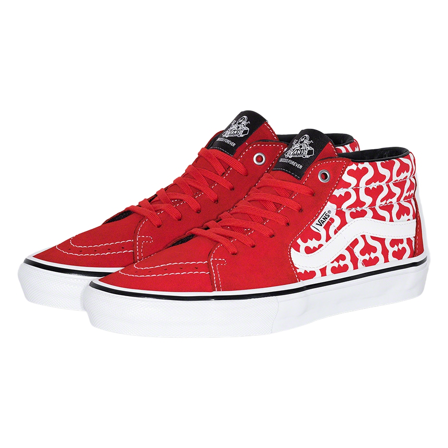 Details on Supreme Vans Monogram S Logo Skate Grosso Mid  from spring summer
                                                    2021 (Price is $110)