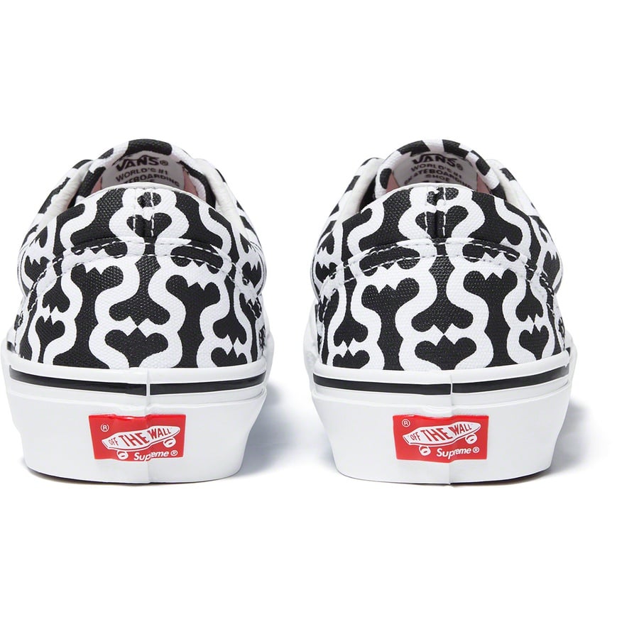 Details on Supreme Vans Monogram S Logo Skate Era Black from spring summer
                                                    2021 (Price is $98)