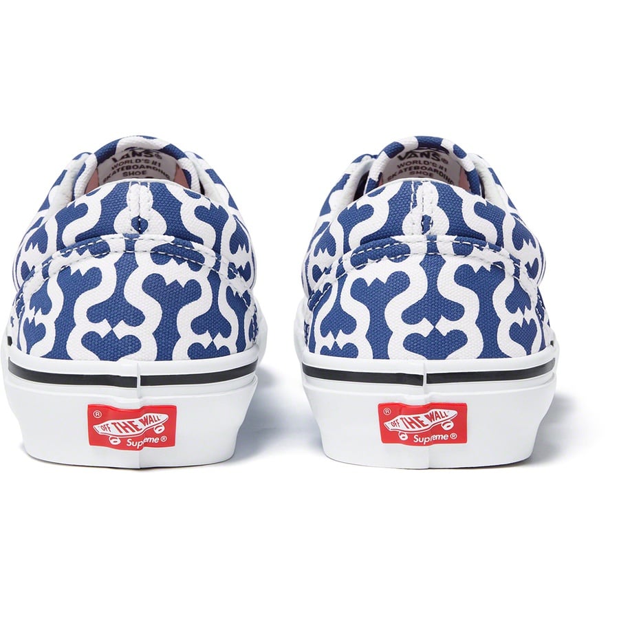 Details on Supreme Vans Monogram S Logo Skate Era Royal from spring summer
                                                    2021 (Price is $98)