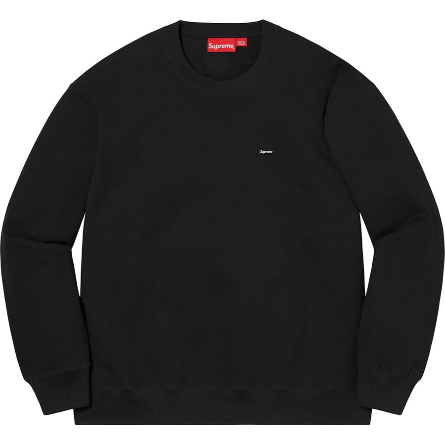 Details on Small Box Crewneck Black from spring summer
                                                    2021 (Price is $138)