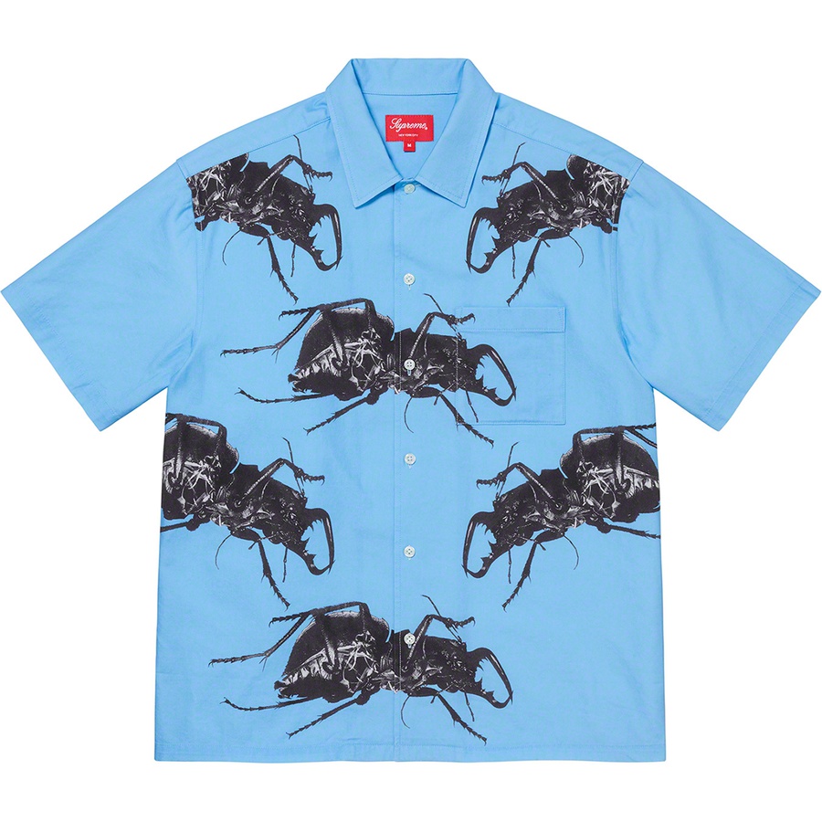 Details on Beetle S S Shirt Blue from spring summer
                                                    2021 (Price is $148)