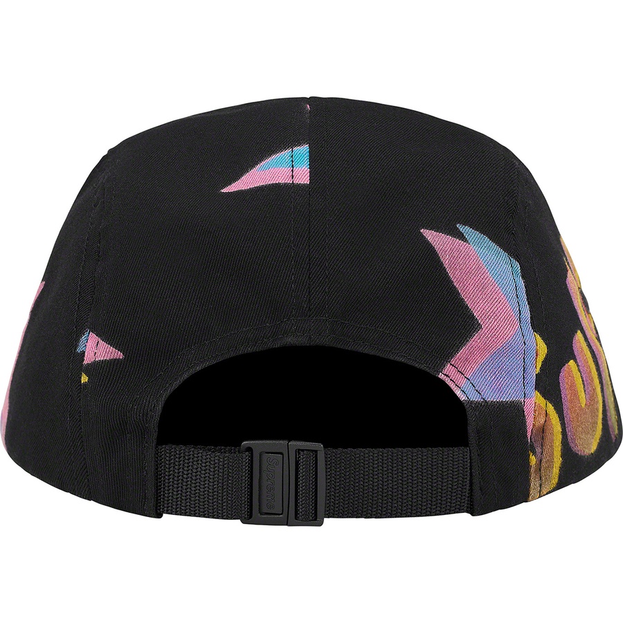 Details on Gonz Stars Camp Cap Black from spring summer 2021 (Price is $48)