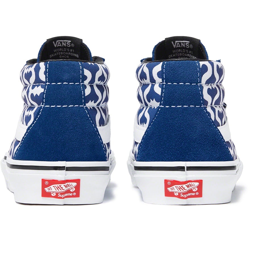 Details on Supreme Vans Monogram S Logo Skate Grosso Mid Royal from spring summer
                                                    2021 (Price is $110)