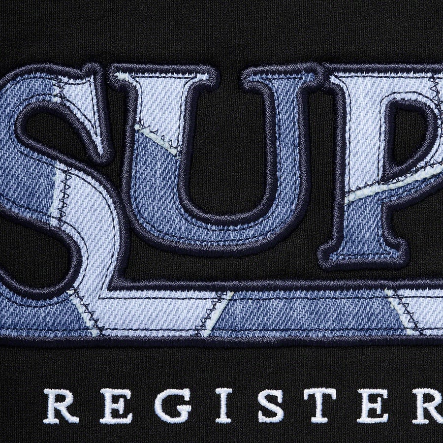 Details on Denim Logo Hooded Sweatshirt Black from spring summer
                                                    2021 (Price is $168)