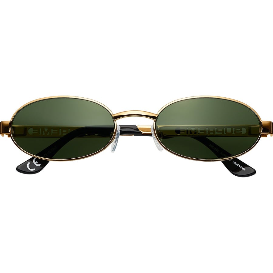 Supreme Brooks Sunglasses (SS21) - Gold - $188