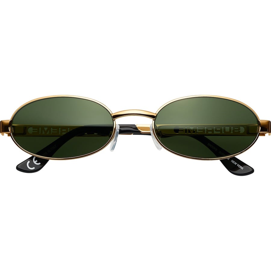 Details on Brooks Sunglasses Gold from spring summer
                                                    2021 (Price is $188)