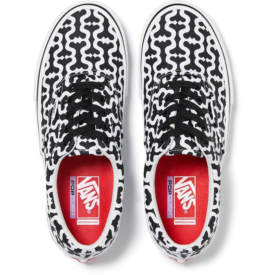 Details on Supreme Vans Monogram S Logo Skate Era Black from spring summer
                                                    2021 (Price is $98)