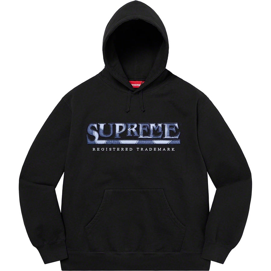 Details on Denim Logo Hooded Sweatshirt Black from spring summer
                                                    2021 (Price is $168)