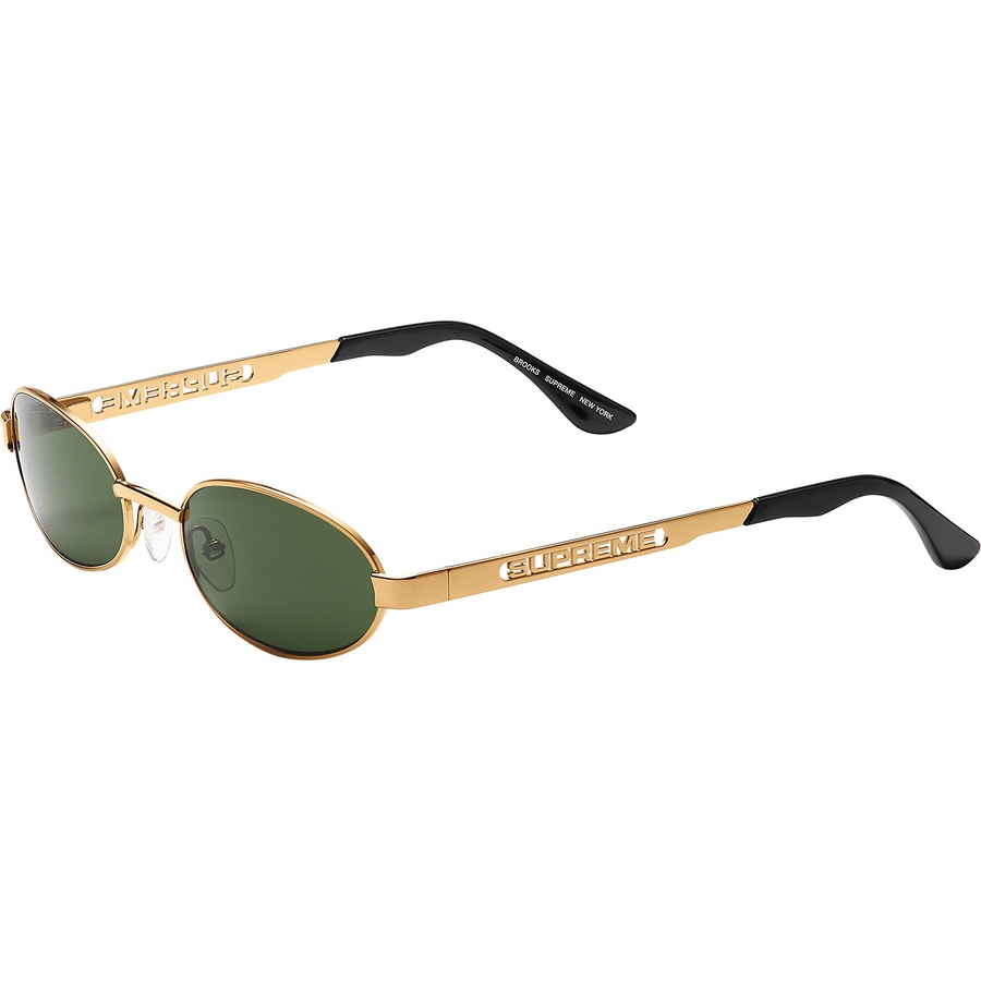 Details on Brooks Sunglasses Gold from spring summer 2021 (Price is $188)