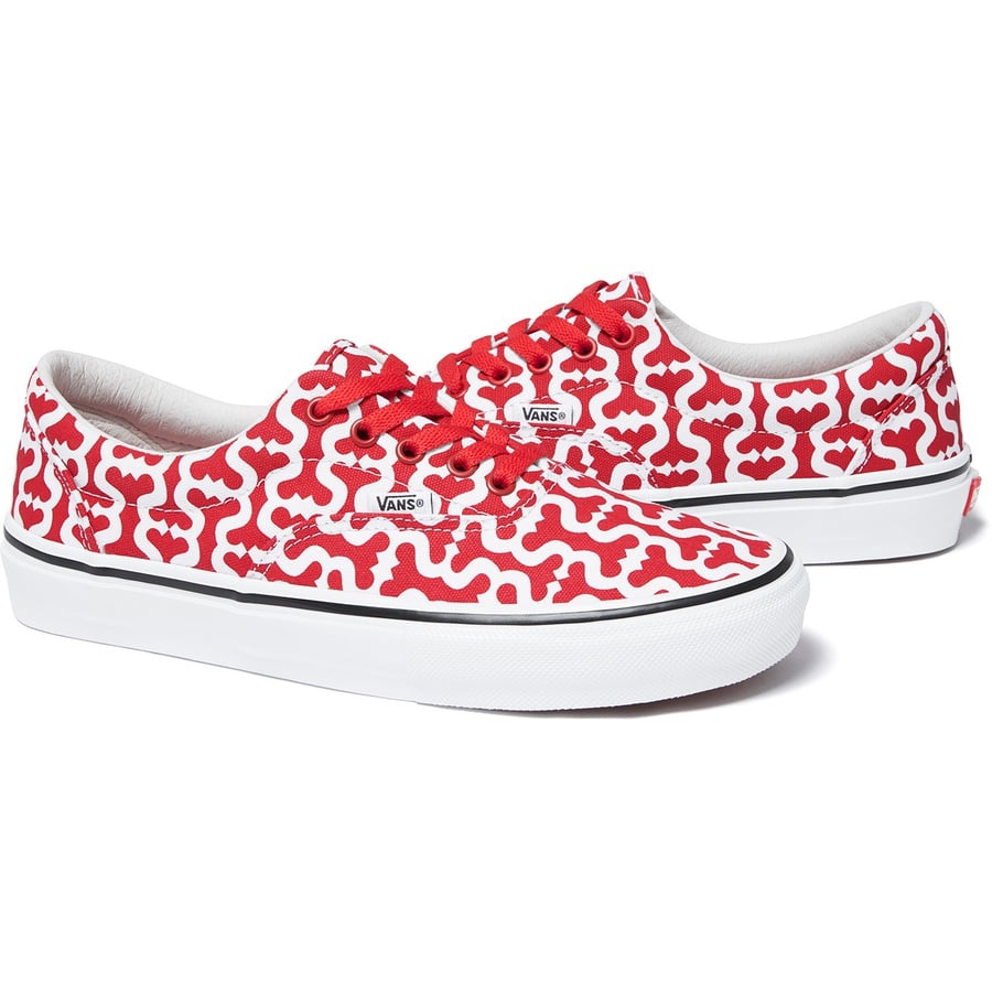 Details on Supreme Vans Monogram S Logo Skate Era Red from spring summer
                                                    2021 (Price is $98)