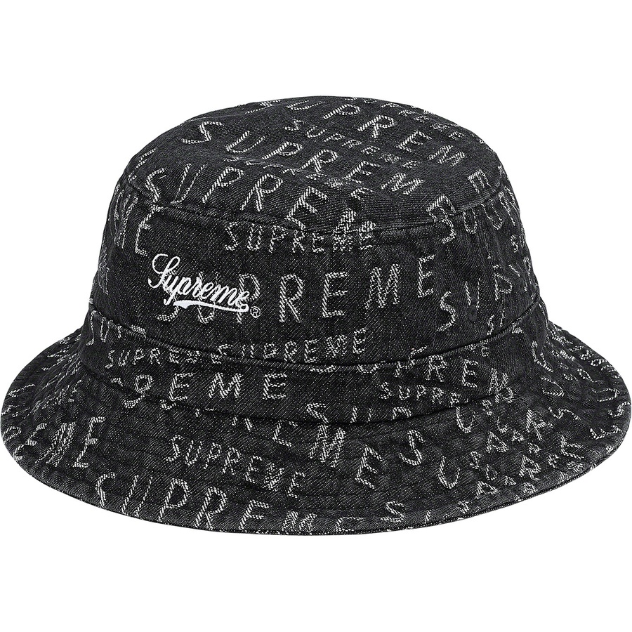 Details on Warp Jacquard Logos Denim Crusher Black from spring summer
                                                    2021 (Price is $58)