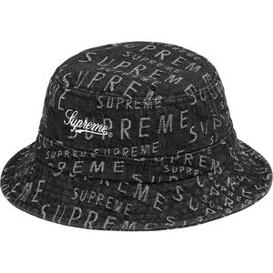Warp Jacquard Logos Denim Crusher - spring summer 2021 - Supreme