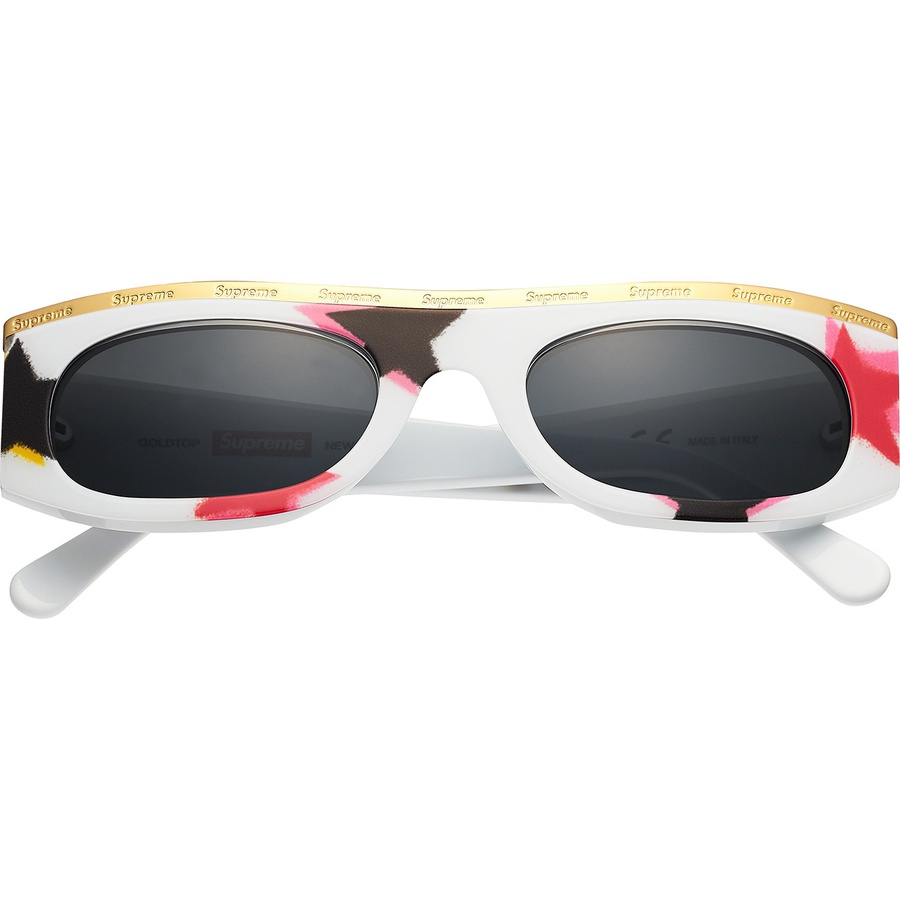 Details on Goldtop Sunglasses White Gonz Stars from spring summer
                                                    2021 (Price is $198)