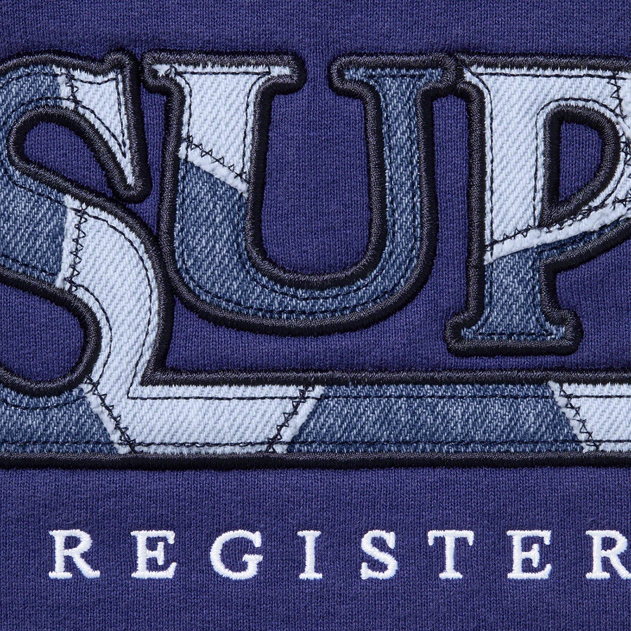 Details on Denim Logo Hooded Sweatshirt Washed Navy from spring summer
                                                    2021 (Price is $168)