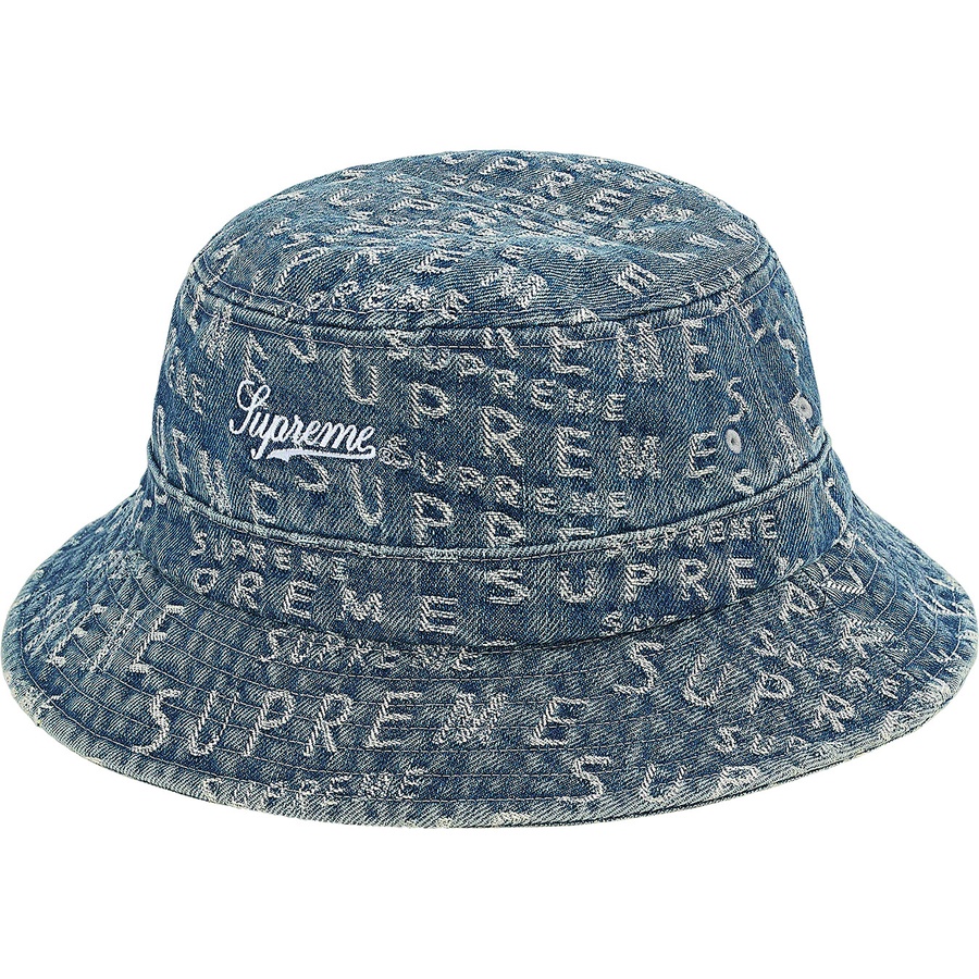 Details on Warp Jacquard Logos Denim Crusher Blue from spring summer
                                                    2021 (Price is $58)