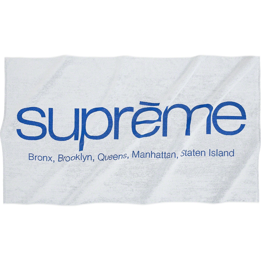Details on Five Boroughs Towel White from spring summer 2021 (Price is $68)