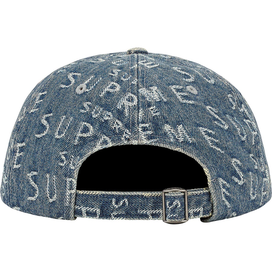 Details on Warp Jacquard Logos Denim 6-Panel Blue from spring summer
                                                    2021 (Price is $48)