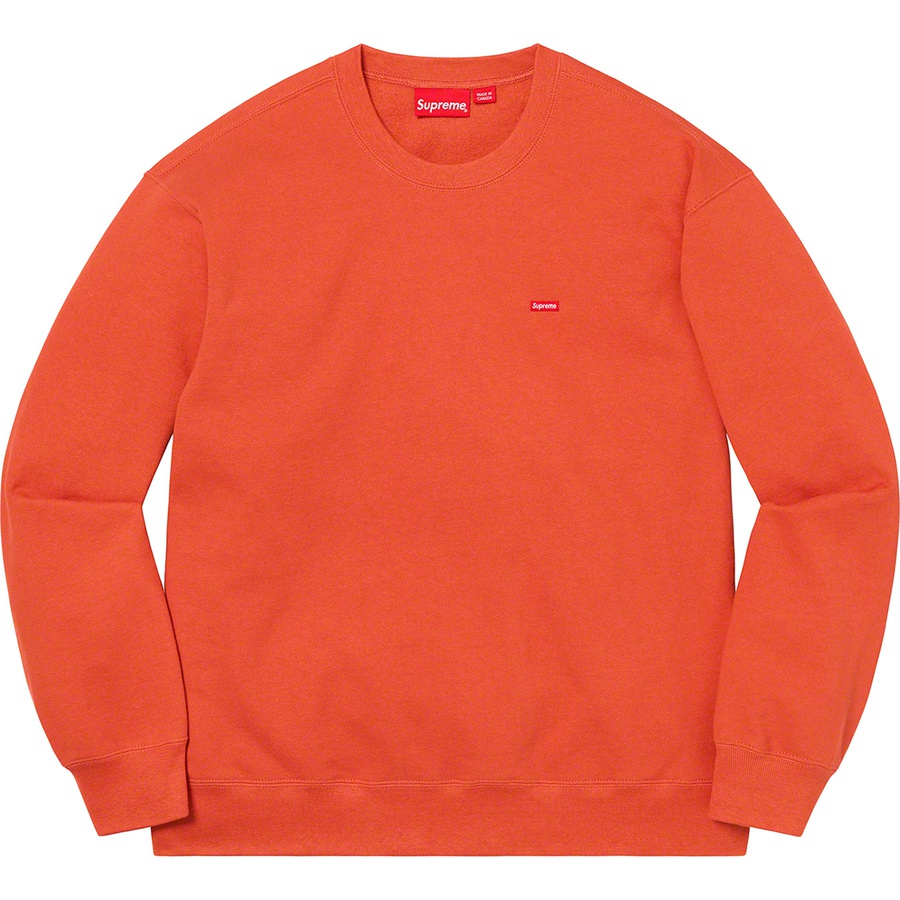 Details on Small Box Crewneck Burnt Orange from spring summer
                                                    2021 (Price is $138)