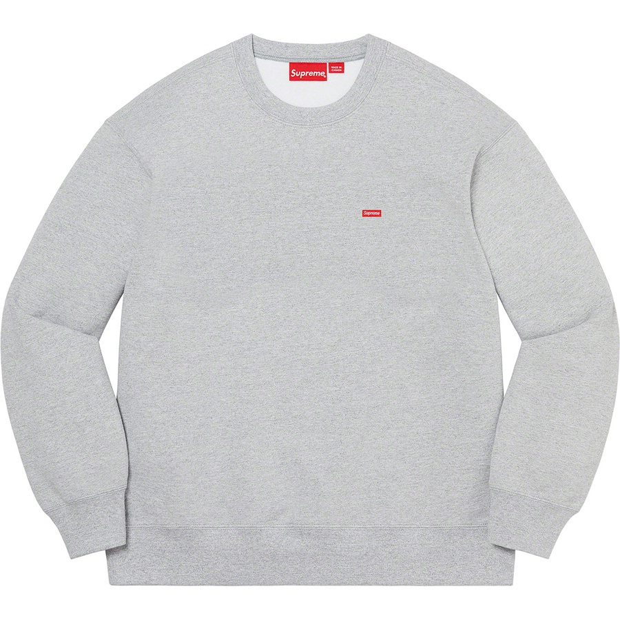 Details on Small Box Crewneck Heather Grey from spring summer
                                                    2021 (Price is $138)