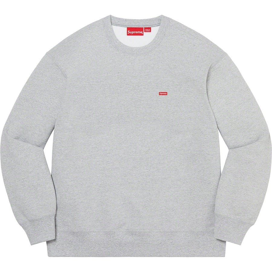 Details on Small Box Crewneck Heather Grey from spring summer
                                                    2021 (Price is $138)