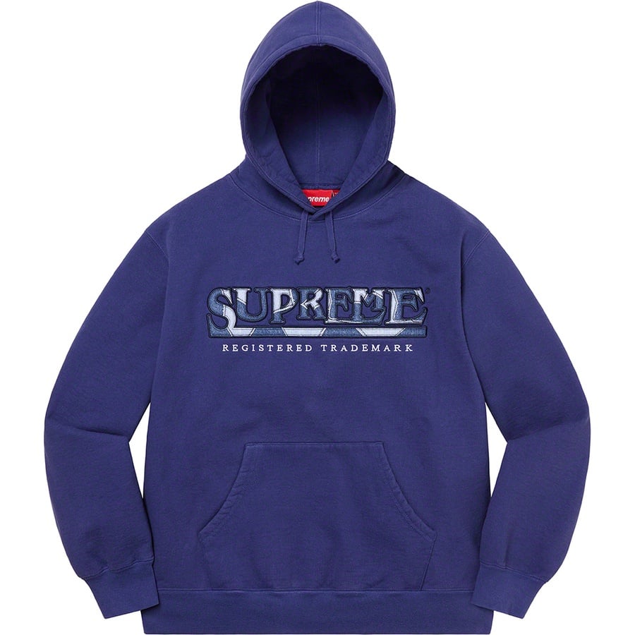 Details on Denim Logo Hooded Sweatshirt Washed Navy from spring summer
                                                    2021 (Price is $168)