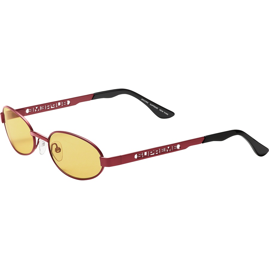 Details on Brooks Sunglasses Red from spring summer
                                                    2021 (Price is $188)