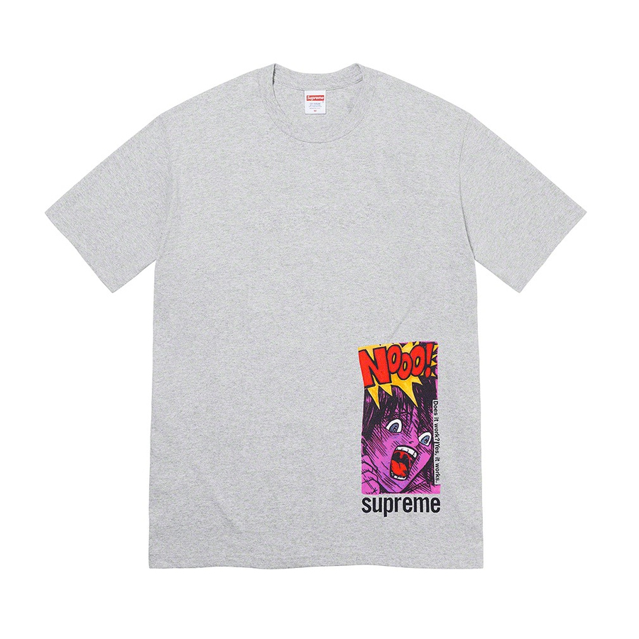 Supreme Does It Work Tee released during spring summer 21 season