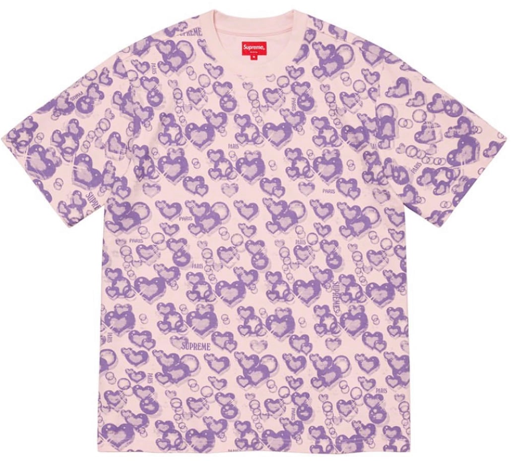 supreme Hearts S/S Top Large