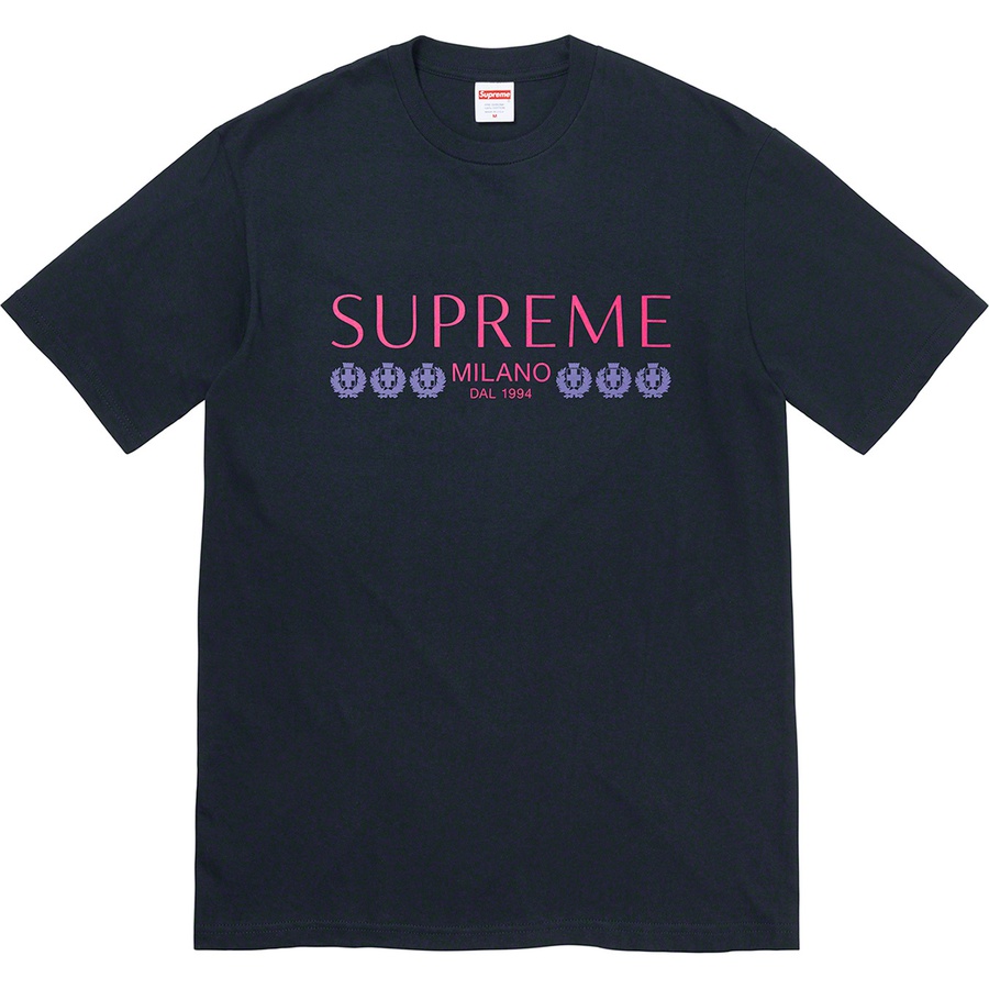 Details on Milano Tee Navy from spring summer
                                                    2021 (Price is $38)