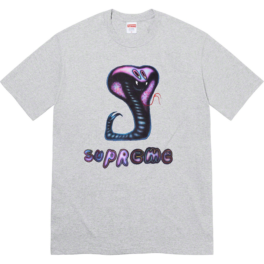 Details on Snake Tee Heather Grey from spring summer 2021 (Price is $38)