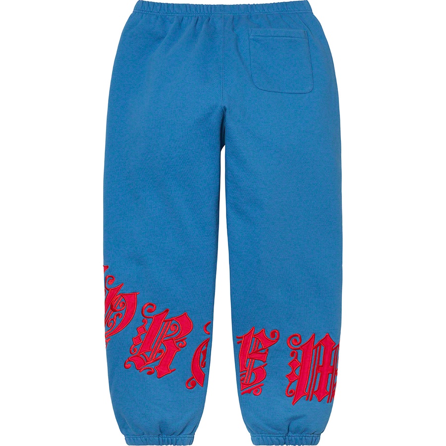 Details on Old English Wrap Sweatpant Pale Royal from spring summer
                                                    2021 (Price is $148)