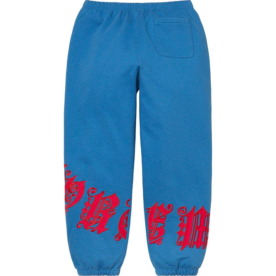 Details on Old English Wrap Sweatpant Pale Royal from spring summer
                                                    2021 (Price is $148)