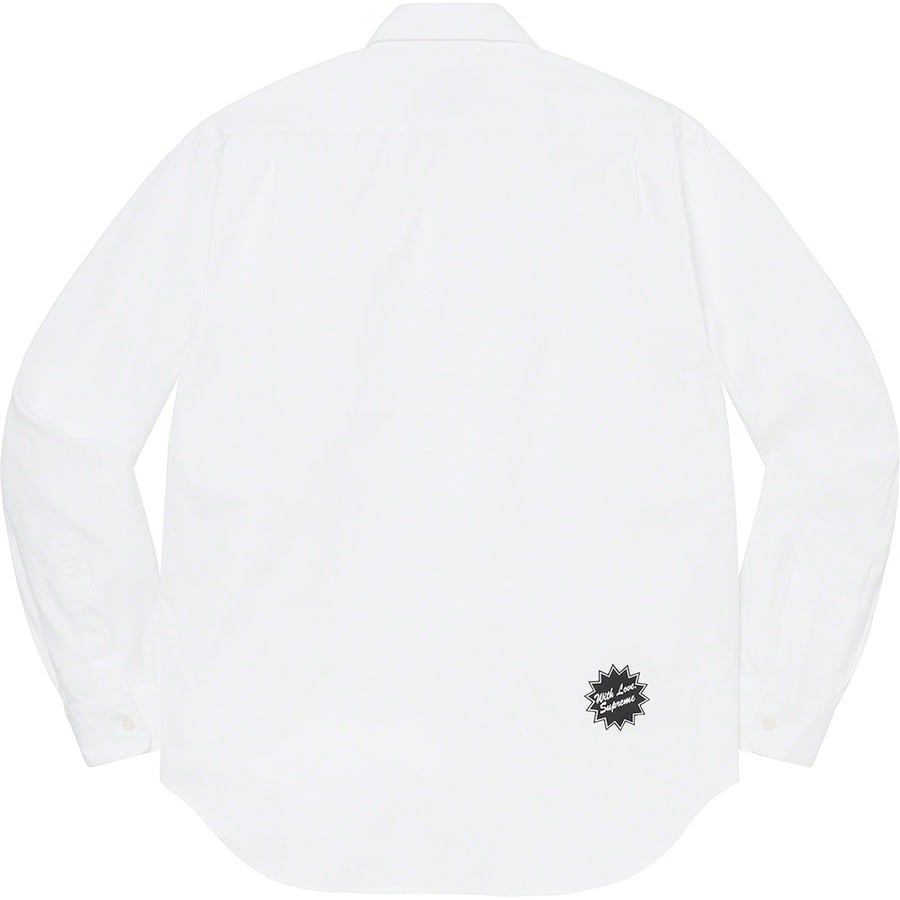 Details on Jamie Reid Supreme Fuck All Shirt White from spring summer
                                                    2021 (Price is $148)