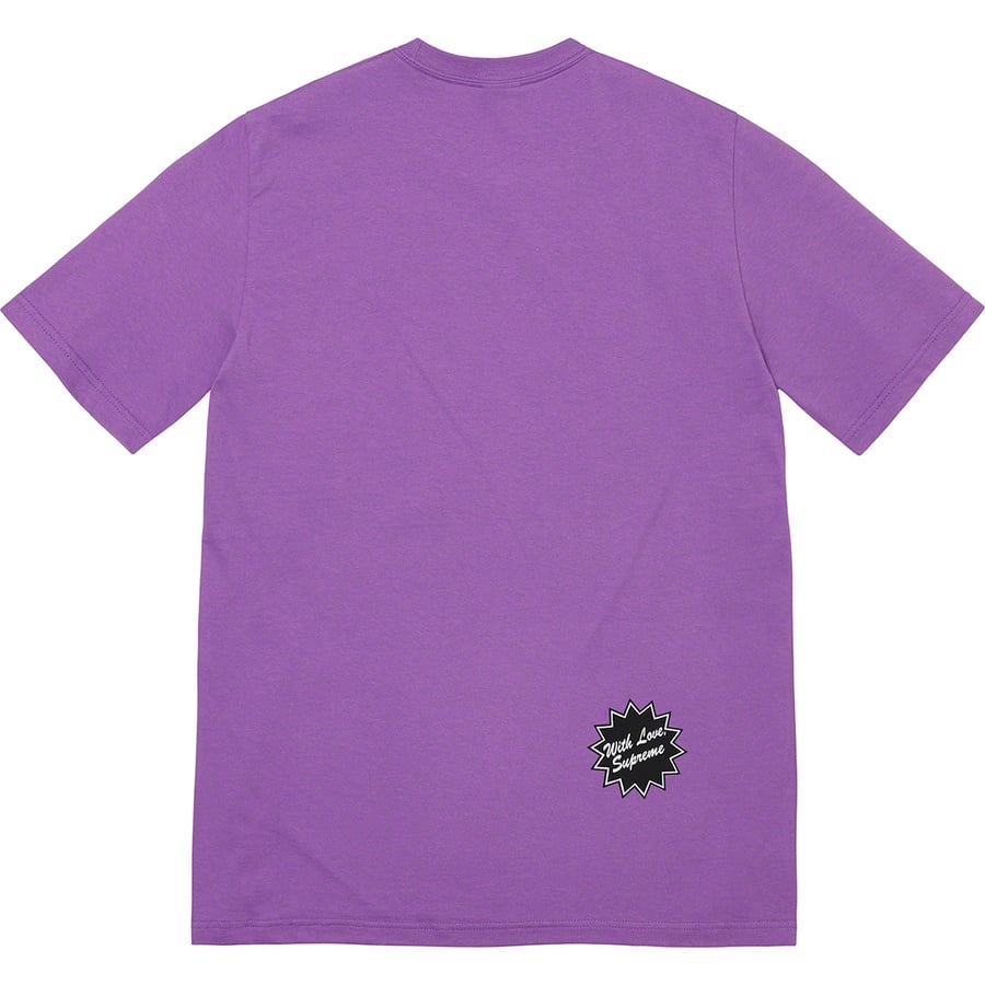 Details on Jamie Reid Supreme Anarchy Tee Purple from spring summer
                                                    2021 (Price is $44)